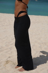 Essentials Black Maxi Skirt Moda Minx