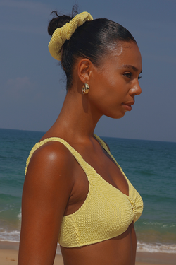 'Lemon' Scrunch Scrunchie