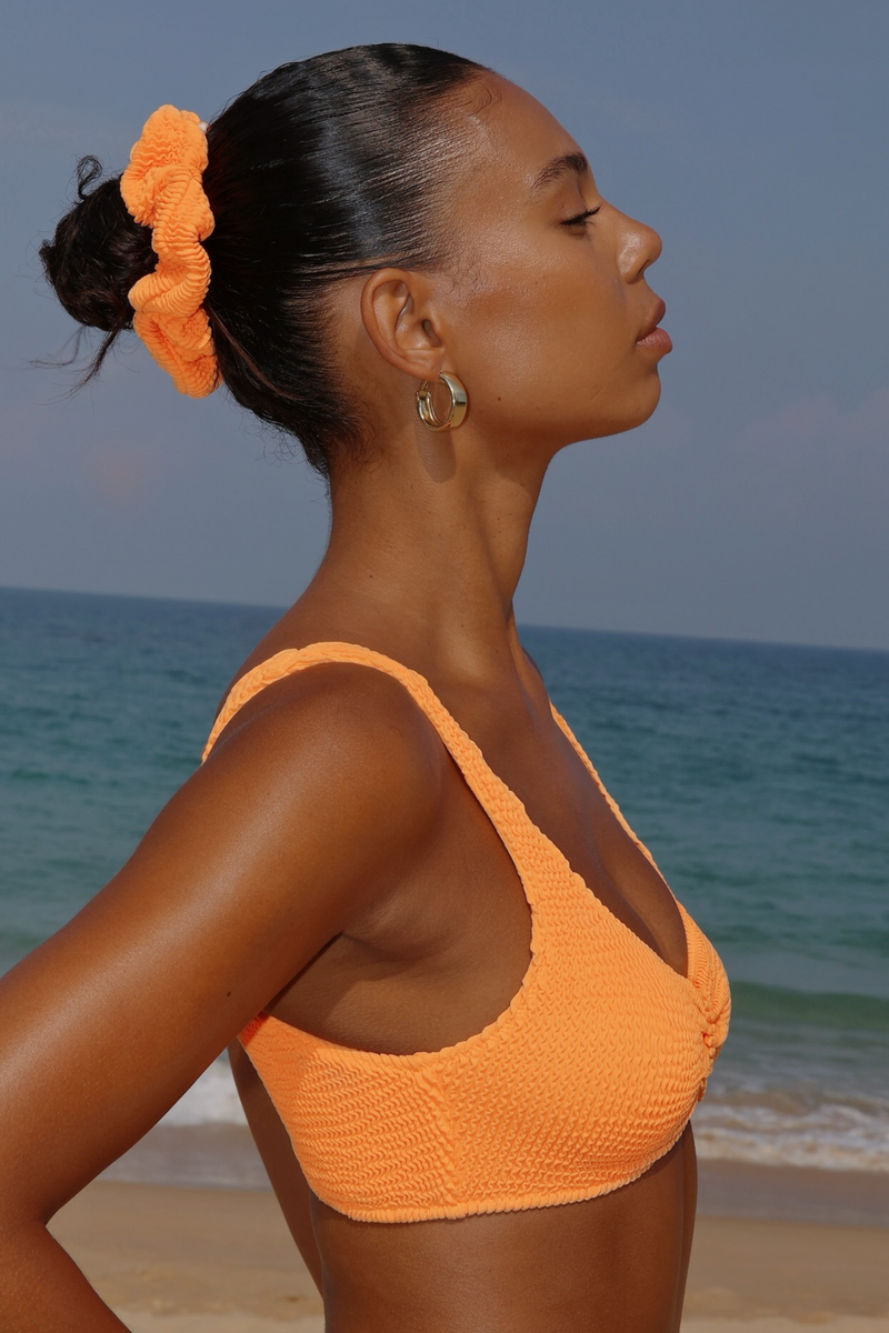 'Tangerine' Scrunch Scrunchie