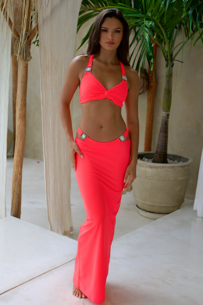 'Coral' Maxi Skirt