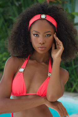'Coral' Crystal Headband