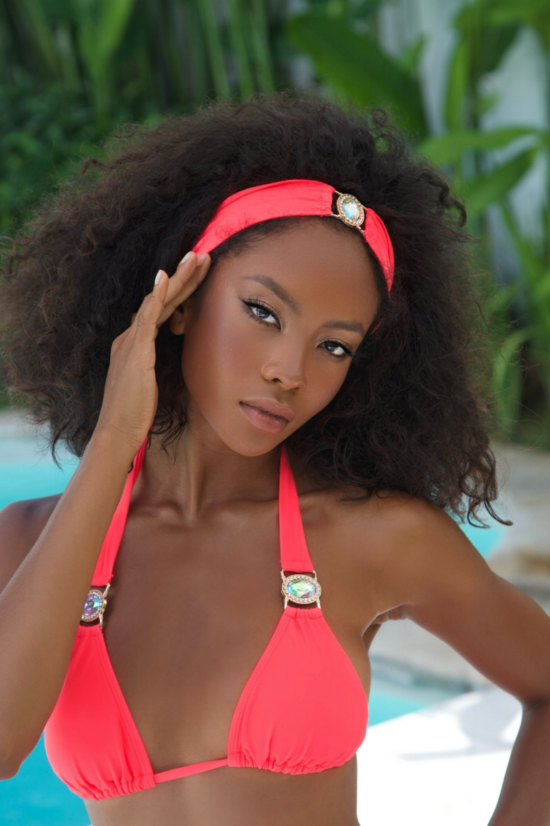 'Coral' Crystal Headband